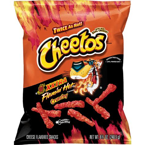 CHEETOS® Crunchy XXTRA FLAMIN' HOT® Cheese Flavored Snacks | Cheetos