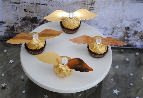 Harry Potter Golden Snitch Wing Tags Ferrero Rocher Etsy Australia