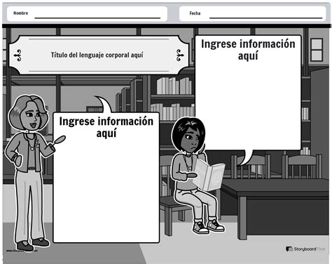 Plantillas Gratuitas De Hojas De Trabajo Sobre Lenguaje Corporal