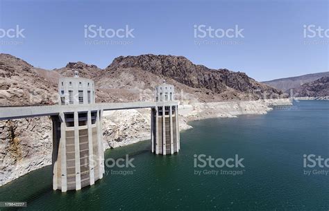 Hoover Dam Intake Towers And Lake Mead Stock Photo Download Image Now