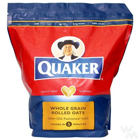 Quaker Oats Whole Grain Rolled Oats Kg Shopee Philippines