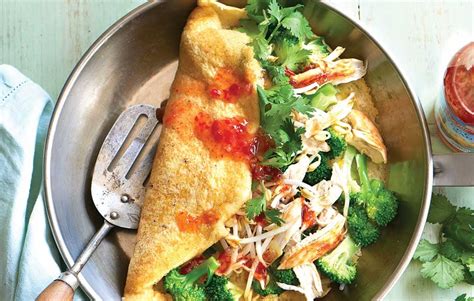 Asian Style Coconut Chicken Omelette Healthy Food Guide