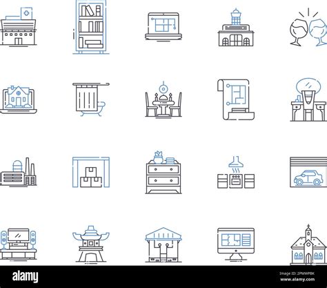 Remodeling And Renovation Outline Icons Collection Remodelling