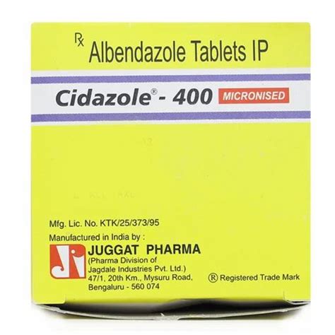 Albendazole 400 Mg Tablet At Rs 30 Box Anti Parasitic Medicine In Nagpur Id 2850027113355