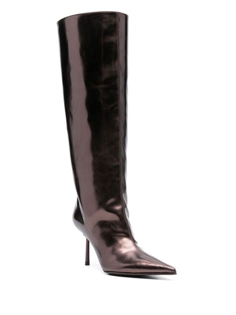 Le Silla 80mm Bella Boots Brown FARFETCH