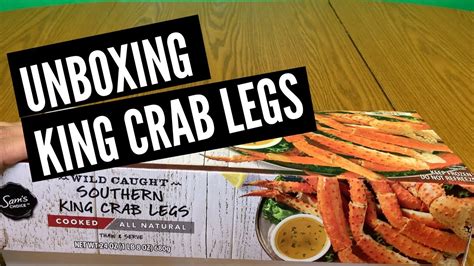 Walmart King Crab Legs Unboxing Walmart Dungeness Crab Unboxing