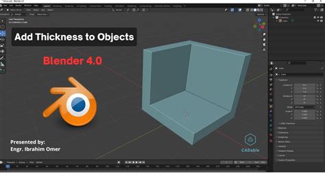 Add Thickness To Objects Blender Extrude Faces Along Normals