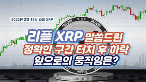 리플 Xrp 말씀드린 정확한 구간 터치 후 하락 앞으로의 움직임 영상 보시고 판단하세요 Youtube