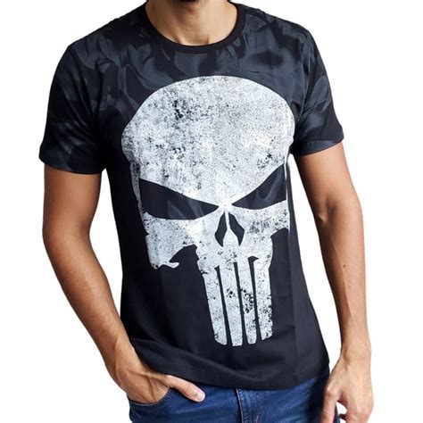 Camiseta Caveira O Justiceiro The Punisher Shopee Brasil