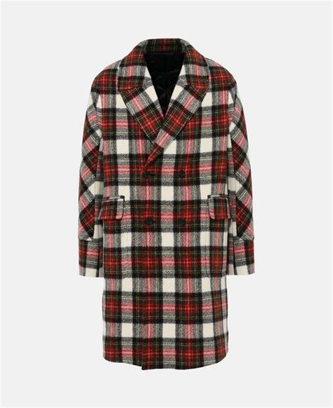 Shop The Osborn Red Check Coat By Stella Mccartney Men At The Official