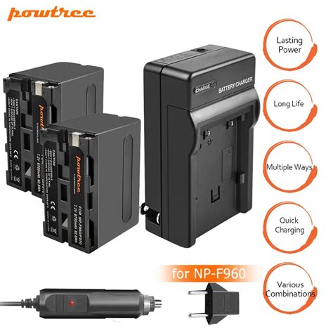 X Mah Np F Np F Battery Pack Car Ac Charger Kits Power