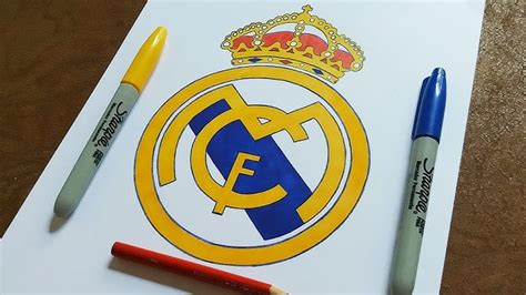 Como Desenhar O Real Madrid - Como desenhar o escudo do Real Madrid ( dibujar el escudo del Real