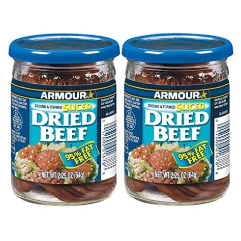 Armour Star Sliced Dried Beef Jarred Meat 2 25 OZ 6 Count AB