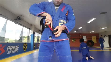 Como Amarrar A Faixa De Jiu Jitsu Youtube