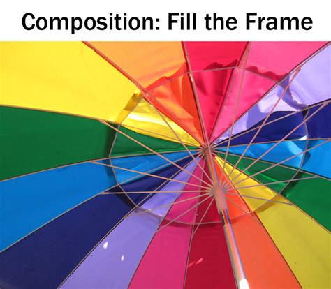composition fill  frame boost  photography