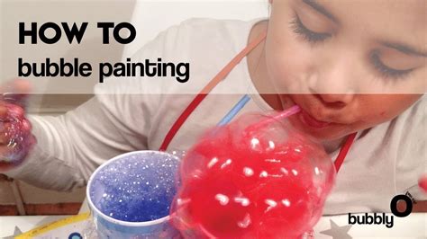 How to bubble painting (that really works!) - YouTube