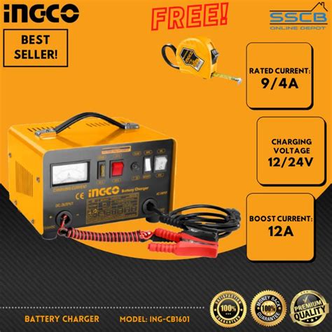 Ingco Battery Charger Ing Cb1601 Lazada Ph