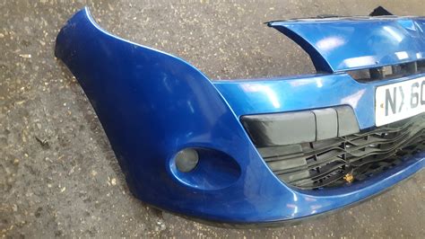 Renault Megane Hatchback MK3 2008 2012 Front Bumper Blue Terna Needs