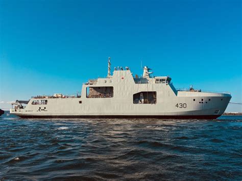 Halifax Shipyard Launches Canadas Lead Arctic And Offshore Patrol