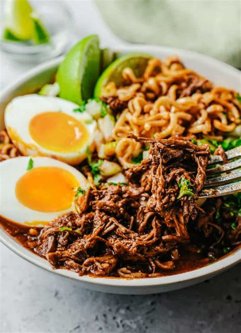 Birria Ramen - Pinch and Swirl