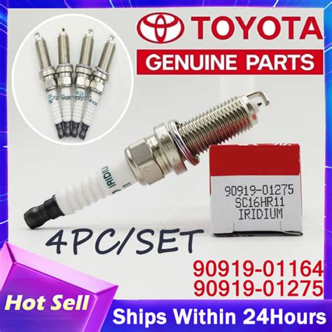 Pcs Sc Hr New Iridium Spark Plug For Toyota Corolla