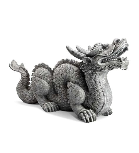 Indoor/Outdoor Asian-Style Dragon Sculpture | Wind and Weather