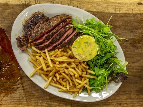 Rib Eye Steak With Bearnaise Sauce And Chips James Martin Chef