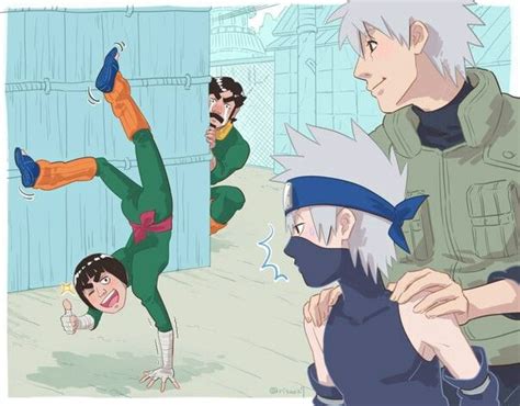 Might Guy And Kakashi Friendship