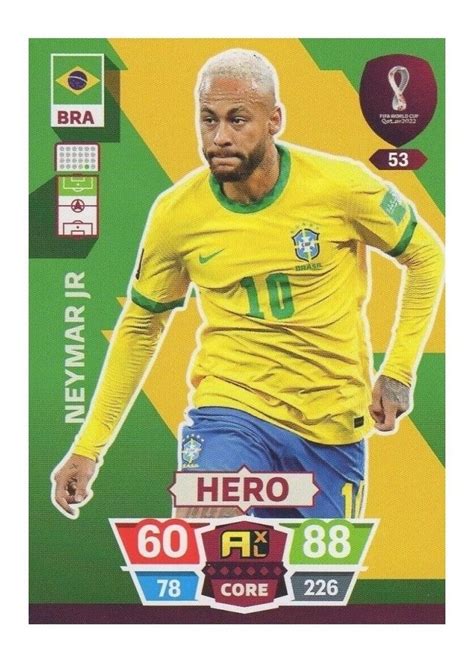 Card Copa Do Mundo Qatar Adrenalyn Xl Hero Neymar Jr