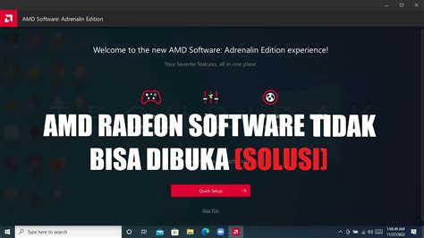 Amd Radeon Software Tidak Bisa Dibuka Not Working Or Opening Solusi