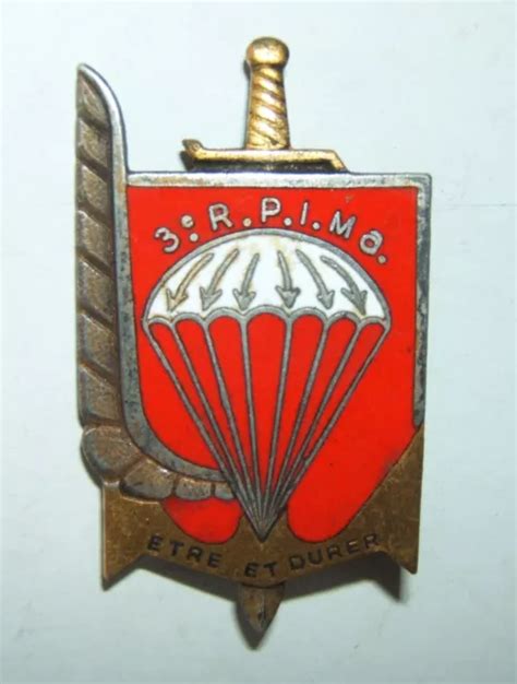 Insigne R P I Ma Parachutistes Infanterie De Marine Drago Eur