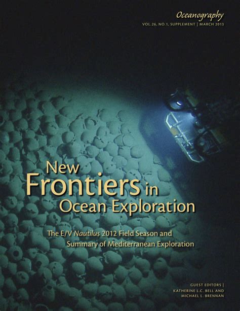 Ocean Exploration New The Oceanography Society