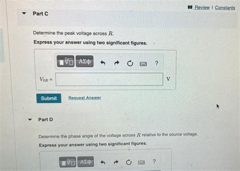 Solved An Lrc Series Circuit With R L Mh And Chegg