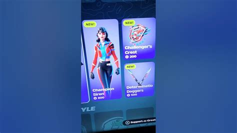 New Champion Siren Skin Has Arrived Fortnite Shorts Youtube