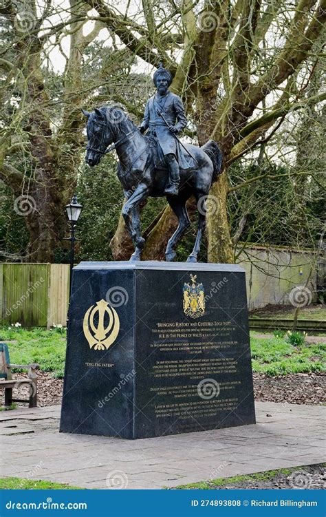Maharajah Duleep Singh Statue Butten Island Thetford Norfolk
