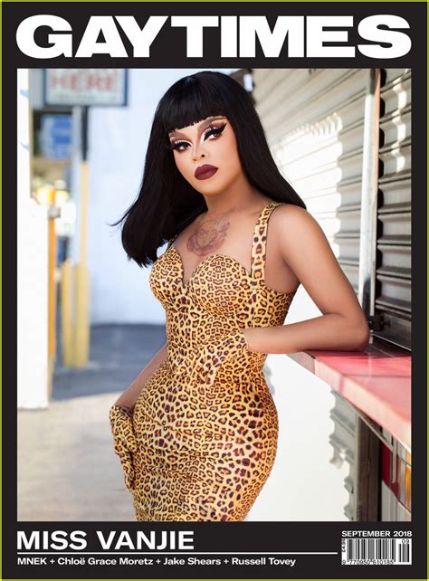 Rupaul S Drag Race Star Miss Vanjie Covers Gay Times Magazine