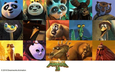 Kung Fu Panda 3 Kung Fu Panda 3 Character Cast Roster GIF – Kung Fu ...