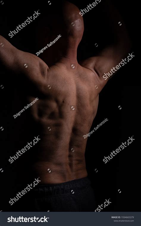 Muscular Half Naked Man Hands Bold Stock Photo 1934665379 Shutterstock
