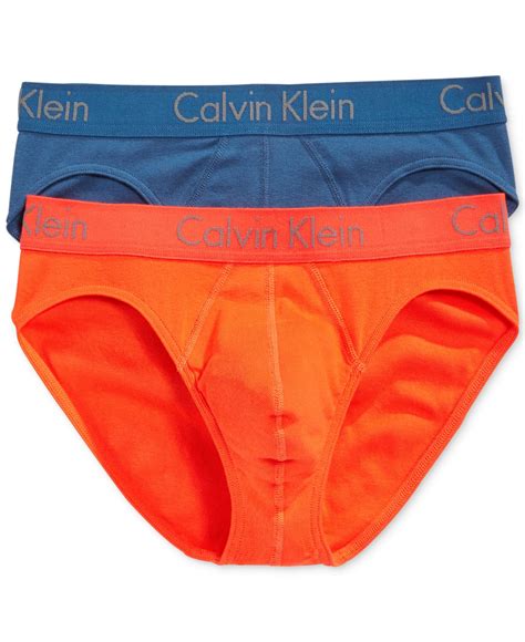 Calvin Klein Mens Body Hip Briefs 2 Pack U1803 In Blue For Men Lyst