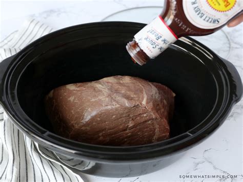 Crock Pot BBQ Beef Sandwiches Somewhat Simple