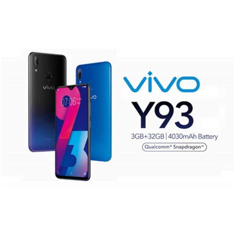 Jual HP VIVO Y93 3 32 RAM 3GB ROM 32GB FIFO Y93 32GB GARANSI RESMI