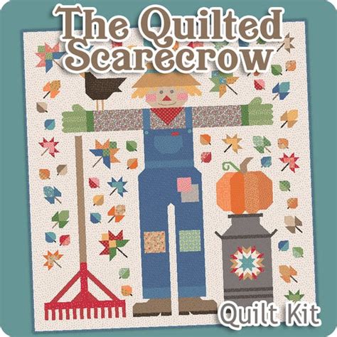 The Quilted Scarecrow Quilt Kit Reservation Featuring Autumn By Lori Holt Fat Quarter Shop