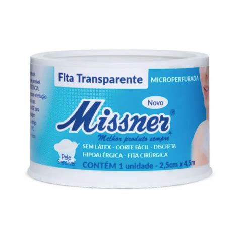 Fita Transparente Transpore Cm X M Missner Loja Enifar