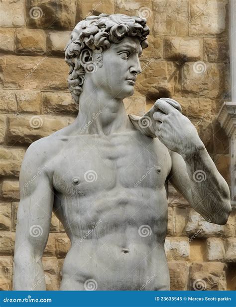 Michaelangelo's David At Uffizi Museum Entrance Royalty-Free Stock ...