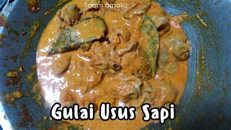 resep gulai usus sapi padang  memasak tambusu ala masakan rumahan