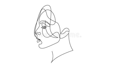 Self Drawing Simple Animation Of Single Continuous One Line Drawing Of