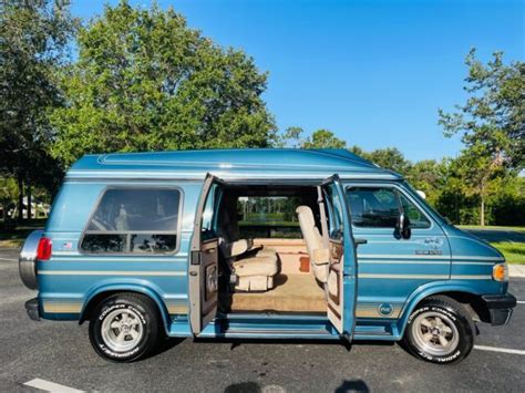 1994 Dodge Ram Van Van Blue RWD Automatic B250 Classic Dodge Ram Van