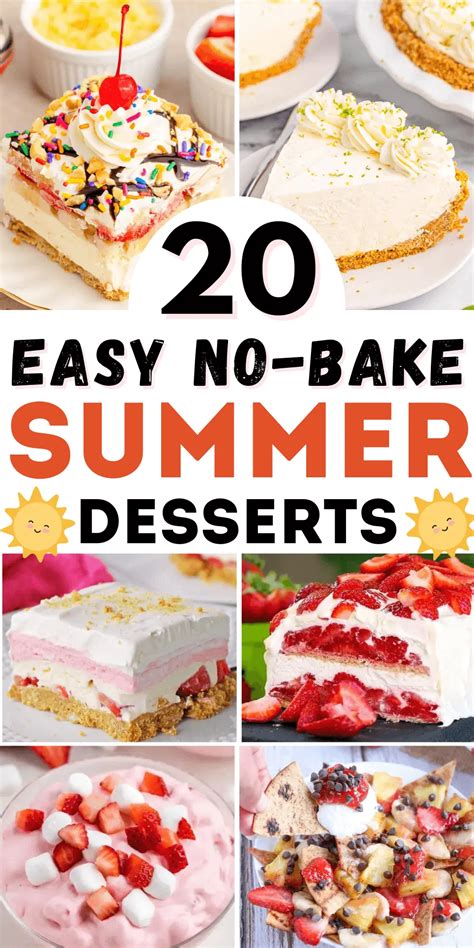 Easy No Bake Summer Desserts 1 Ohclary