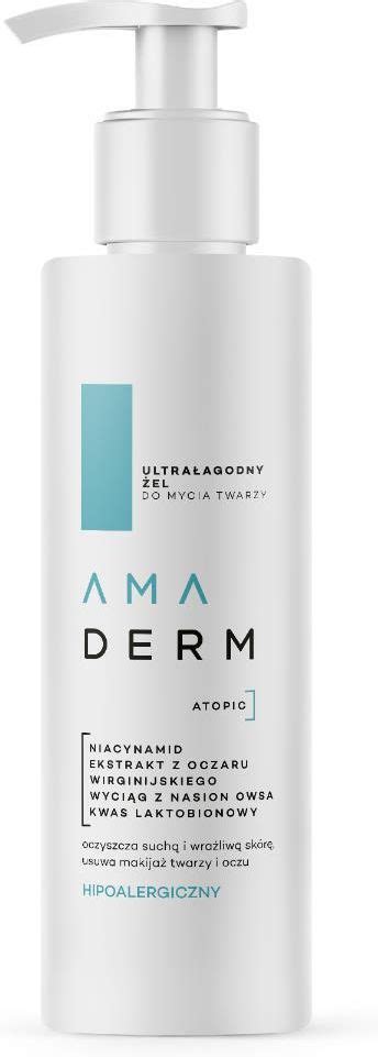 AMADERM Atopic Ultrałagodny żel do mycia twarzy 200ml Opinie i ceny