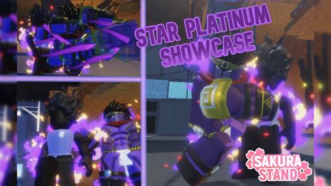 Star Platinum Showcase Sakura Stand YouTube